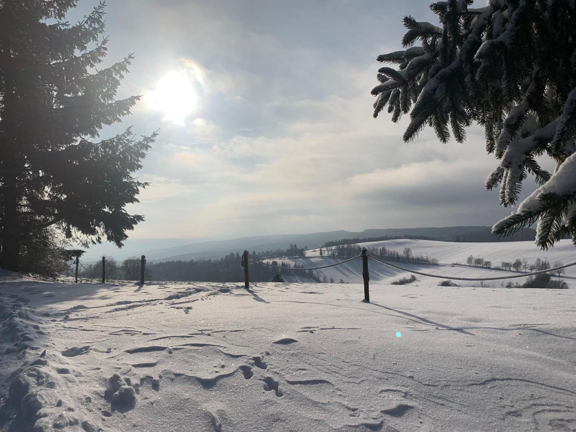Restaurace A Penzion Gansberg Cotkytle Экстерьер фото